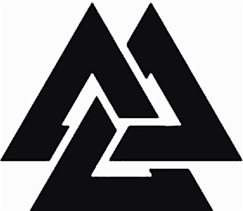 Valknut Viking Symbols Norse Tattoo Nordic Tattoo