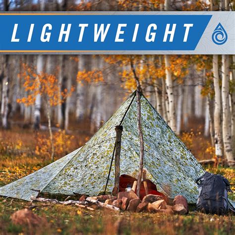 Aqua Quest Safari Tarp 100 Waterproof Lightweight Sil Nylon Bushcraft Camping Shelter 3×2