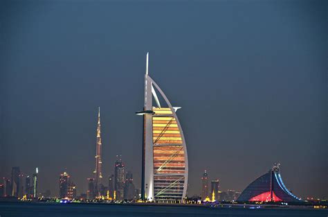 Dubai Skyline By Night Photograph By M Damien Fine Art America