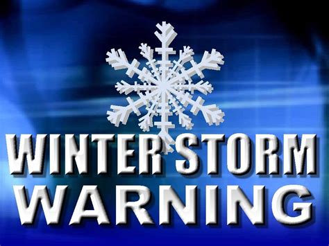 Lacey Township Oem Winter Storm Warning Posted For Our Area