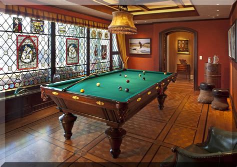 Luxury Billiard Room Designed By William Koehnlein Billiard Room