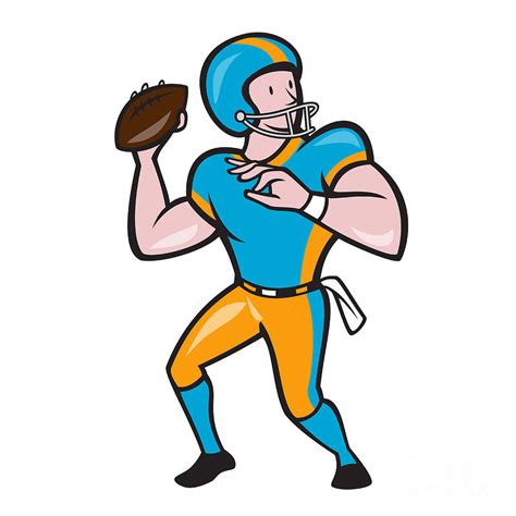 Throwing Football Clipart Clipart Best