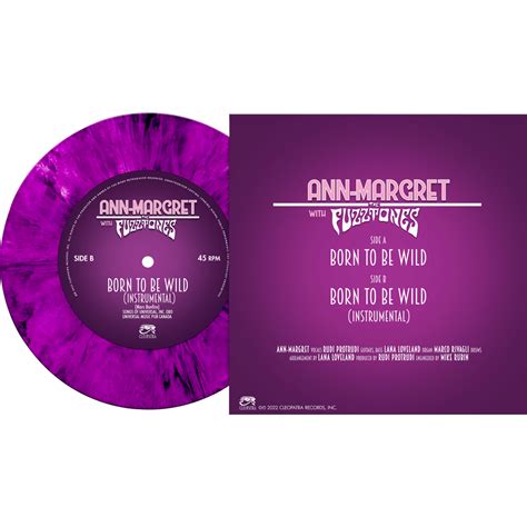 Ann Margret Born To Be Wild Purple Splatter 7″ Vinyl Cleopatra Records Store