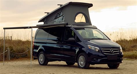 Mercedes Gives Americans Their First Pop Up Camper Van The Metris Weekender Carscoops