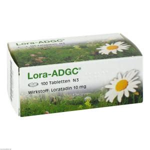 Lora adgc tabletten als 100 stück packung gegen allergien und heuschnupfen. LORA ADGC Tabletten (100 St) Preisvergleich, PZN 3897189 ...