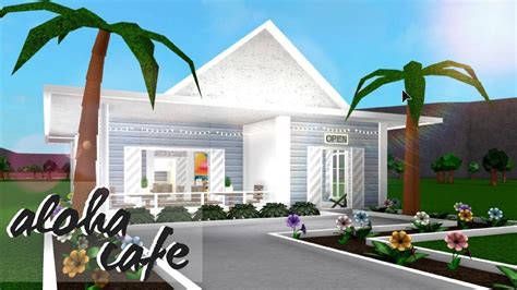 I worked at a bloxburg cafe. BLOXBURG| Aloha Cafe 26k - YouTube
