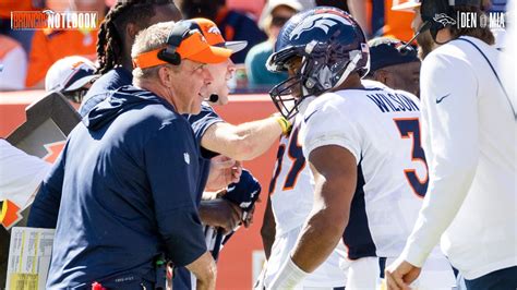 Broncos Notebook Hc Sean Payton Qb Russell Wilson Calling Upon Previous Experience To Rebound