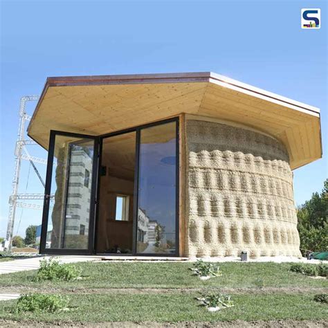 The First 3d Printed House ‘gaia Built With Soil Rice Husks And Straws