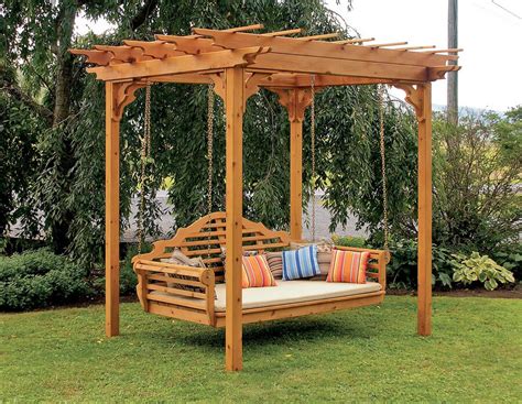 Have You Ever Thought Of Adding Swing To Your Pergola Pergola Gazebos