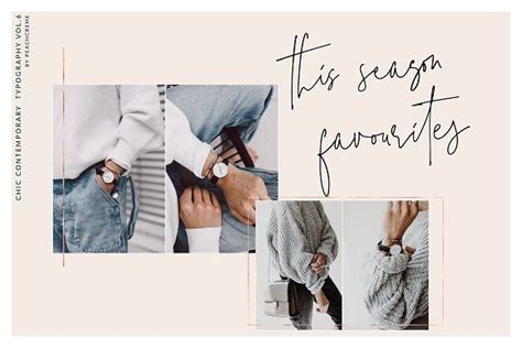 Ad The Styled Edit Chic Script Font Script Contemporary