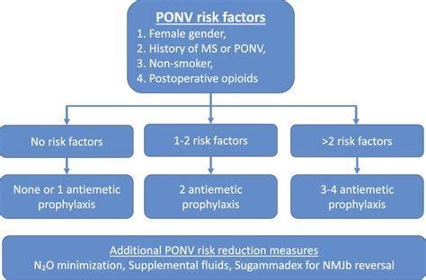 Summary Of The Expert Consensus Guidelines On Postoperative Nausea And Download Scientific