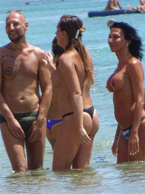 Topless Beach La Commenda Puglia Italy September Free Download