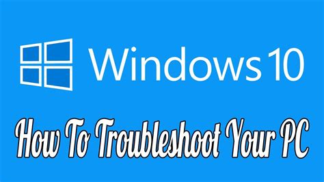 How To Make Windows Troubleshoot Your Pcs Problems For You Youtube