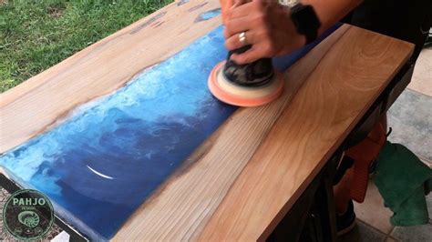 How To Make Epoxy Resin Table Shine Charles Pullman