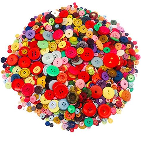 1220 Pcs Mixed Colors Size Assorted Bulk Buttons For Crafts Sewing Diy