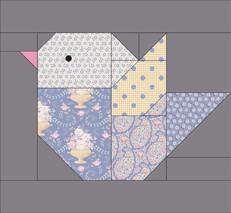 Free Bird Quilt Block Patterns Free Pattern Bird Block Quilting