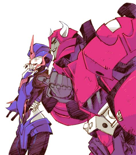 Transformers Prime Arcee And Cliffjumper Kiss
