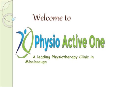 Welcome To Physio Active One