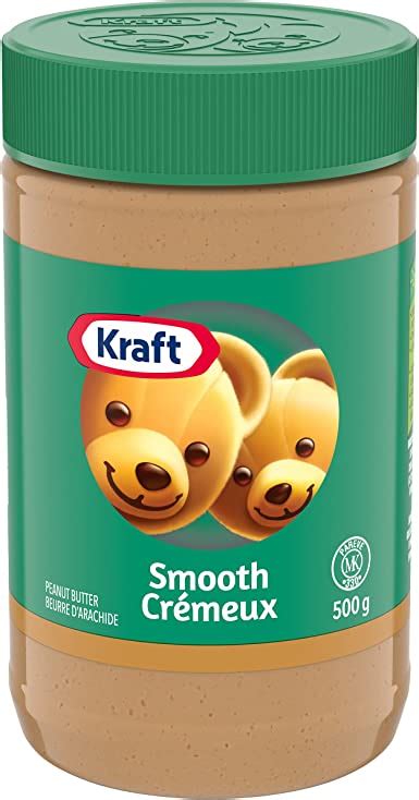 Kraft Peanut Butter Smooth 500g Pack Of 12 Amazonca Grocery