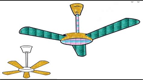 Ceiling Fan Drawing Image Shelly Lighting