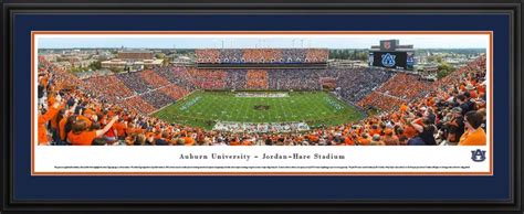 Auburn Tigers Football Panoramic Picture Jordan Hare Stadium Etsy