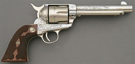 Handsome Colt Single Action Army Factory Engraved Revolver