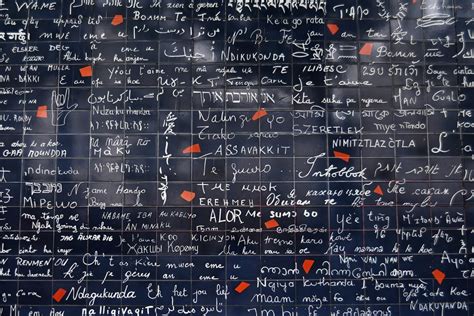Wall I Love You In Montmartre Tempat Menyatakan Cinta
