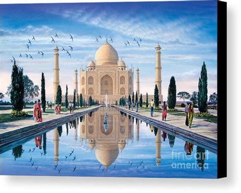 Taj Mahal Canvas Print Canvas Art By Mgl Meiklejohn Graphics