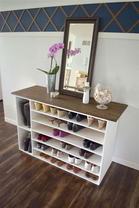 20 Diy Shoe Rack Ideas For The Perfect Entryway Makeover