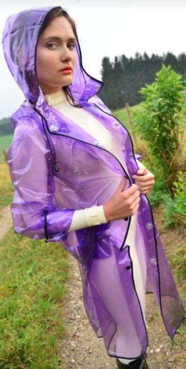 Rain Jacket Women Rain Wear Jackets For Women Windbreaker Hijab Vinyl Purple Mac How To Wear