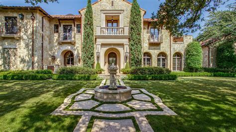 See An ‘authentic Tuscan Home In The Heart Of Dallas Preston Hollow