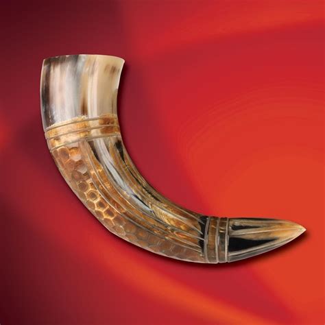 Dragon Drinking Horn With Leather Holster
