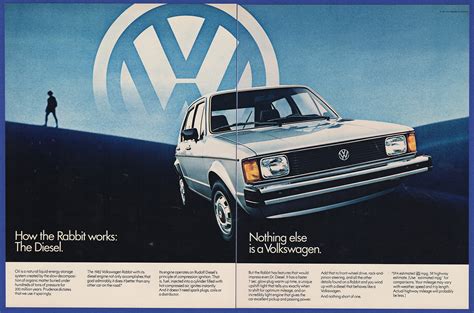 Vintage 1981 Volkswagen Rabbit Car Automobile Print Ad 1980s Ebay