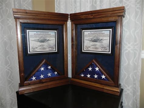 Buy A Custom Flag Case With Certificate Frame Made To Order From Delta