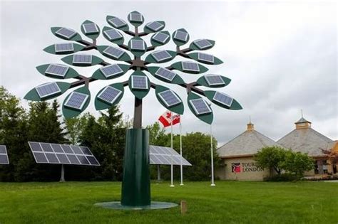 Artificial Asthetic Look Solar Tree For Space Saving At Rs 290000nos