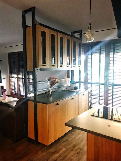 To get a nice countertop we ordered three pcs of glass. Amazing Open Kitchen with cabinets as space divider (With images) | Small open kitchens, Open ...
