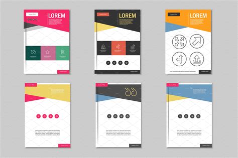 Brochure Design Template Vol1 ~ Brochure Templates ~ Creative Market