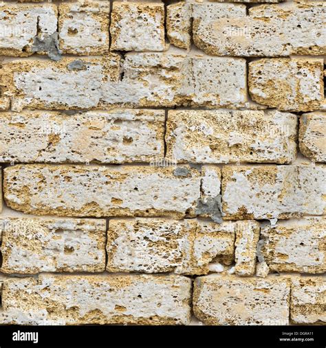 Sandstone Brick Wall Seamless Stock Photo Alamy