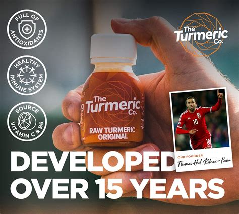 The Turmeric Co Liquid Turmeric Drink Shots High Strength 35 Grams