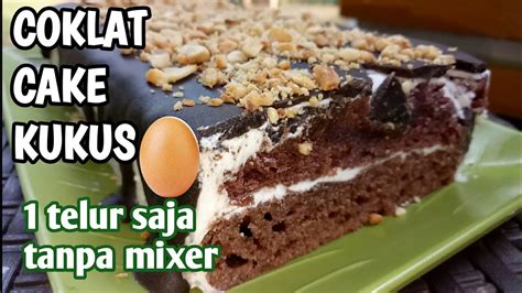 Resep Coklat Cake Kukus Tanpa Mixer 1telor Super Lembut Dan Enak