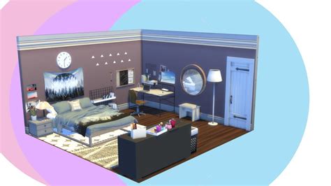 Bedroom Dollhouse Challenge Cc Links The Sims 4 Speed Build Youtube