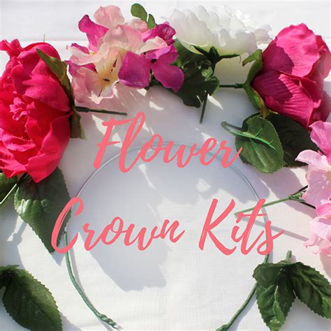 Hen Party Flower Crown Kit For 10 Hens Glam Hatters
