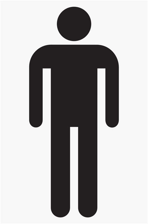 Male Man Stick Figure Symbol Png Image Man Stick Figure Transparent