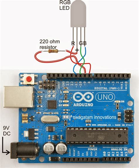 Arduino Random Rgb Light Generator Circuit Homemade Circuit Projects