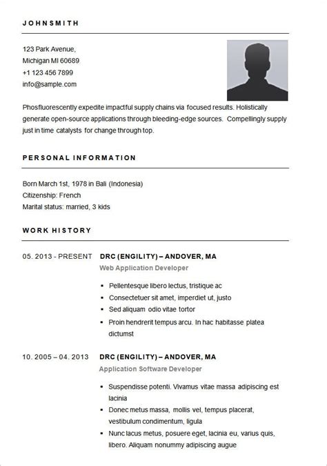 Answer a few questions & your resume will make itself! 25 Fresh Simple Resume Format Sample - BEST RESUME EXAMPLES