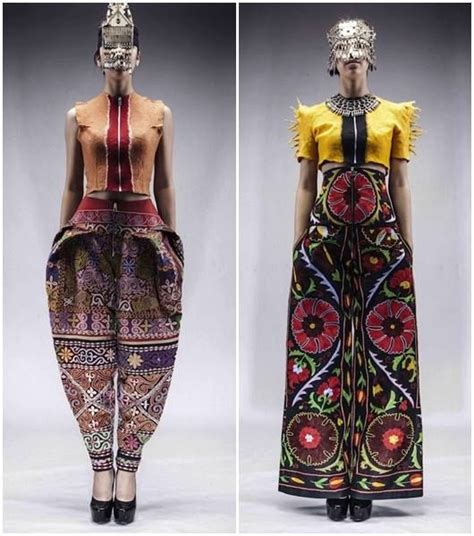 Aya Bapani Fashion Designer Kazakhstan Mode Kleider Frau