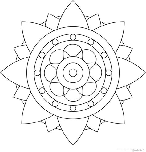 Simple Mandala Drawing At Explore Collection Of