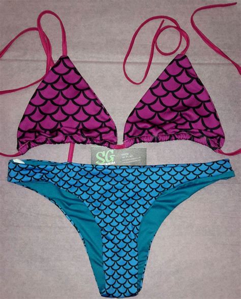 Syns Fish Scale Bikini Swimwear 2015 Streetgearusa