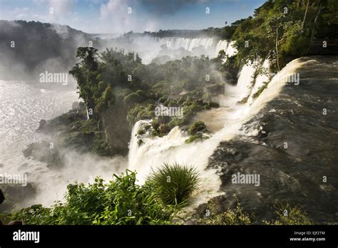 Argentina Iguazu Falls Saltos San Martin Mbigua And Bernabe Mendez