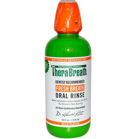 therabreath fresh breath oral rinse mild flavour 473ml australia mega vitamins